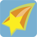 shooting star on platform EmojiOne