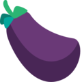 eggplant on platform EmojiOne