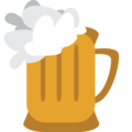 beer mug on platform EmojiOne
