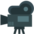 movie camera on platform EmojiOne