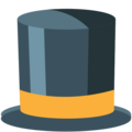 top hat on platform EmojiOne