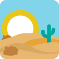 desert on platform EmojiOne