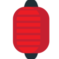 red paper lantern on platform EmojiOne