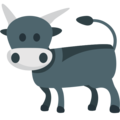 water buffalo on platform EmojiOne