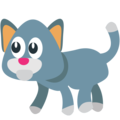 cat on platform EmojiOne