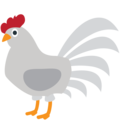 rooster on platform EmojiOne