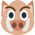 boar on platform EmojiOne