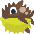 blowfish on platform EmojiOne