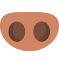 pig nose on platform EmojiOne