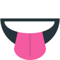 tongue on platform EmojiOne
