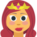 princess on platform EmojiOne