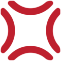 anger symbol on platform EmojiOne