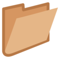 open file folder on platform EmojiOne