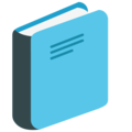 blue book on platform EmojiOne