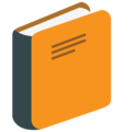 orange book on platform EmojiOne