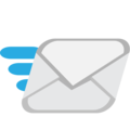 incoming envelope on platform EmojiOne