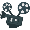 film projector on platform EmojiOne