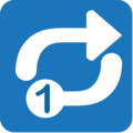 repeat single button on platform EmojiOne