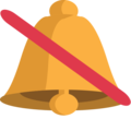 bell with slash on platform EmojiOne