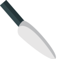 kitchen knife on platform EmojiOne