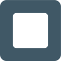 black square button on platform EmojiOne