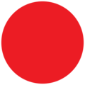 red circle on platform EmojiOne