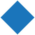 large blue diamond on platform EmojiOne