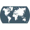 world map on platform EmojiOne