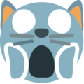 weary cat on platform EmojiOne