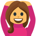person gesturing OK on platform EmojiOne