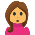 person pouting on platform EmojiOne