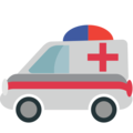 ambulance on platform EmojiOne