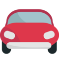 oncoming automobile on platform EmojiOne