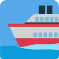 ship on platform EmojiOne