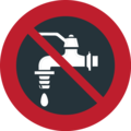 non-potable water on platform EmojiOne