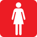 women’s room on platform EmojiOne