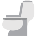 toilet on platform EmojiOne