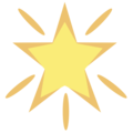 glowing star on platform EmojiOne