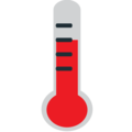 thermometer on platform EmojiOne