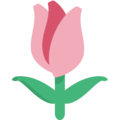 tulip on platform EmojiOne
