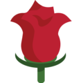 rose on platform EmojiOne