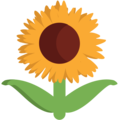 sunflower on platform EmojiOne