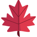 maple leaf on platform EmojiOne