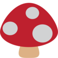 mushroom on platform EmojiOne