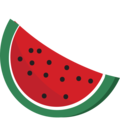 watermelon on platform EmojiOne