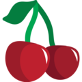 cherries on platform EmojiOne