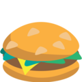 hamburger on platform EmojiOne