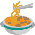 ramen on platform EmojiOne