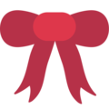 ribbon on platform EmojiOne
