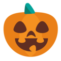 jack o lantern on platform EmojiOne